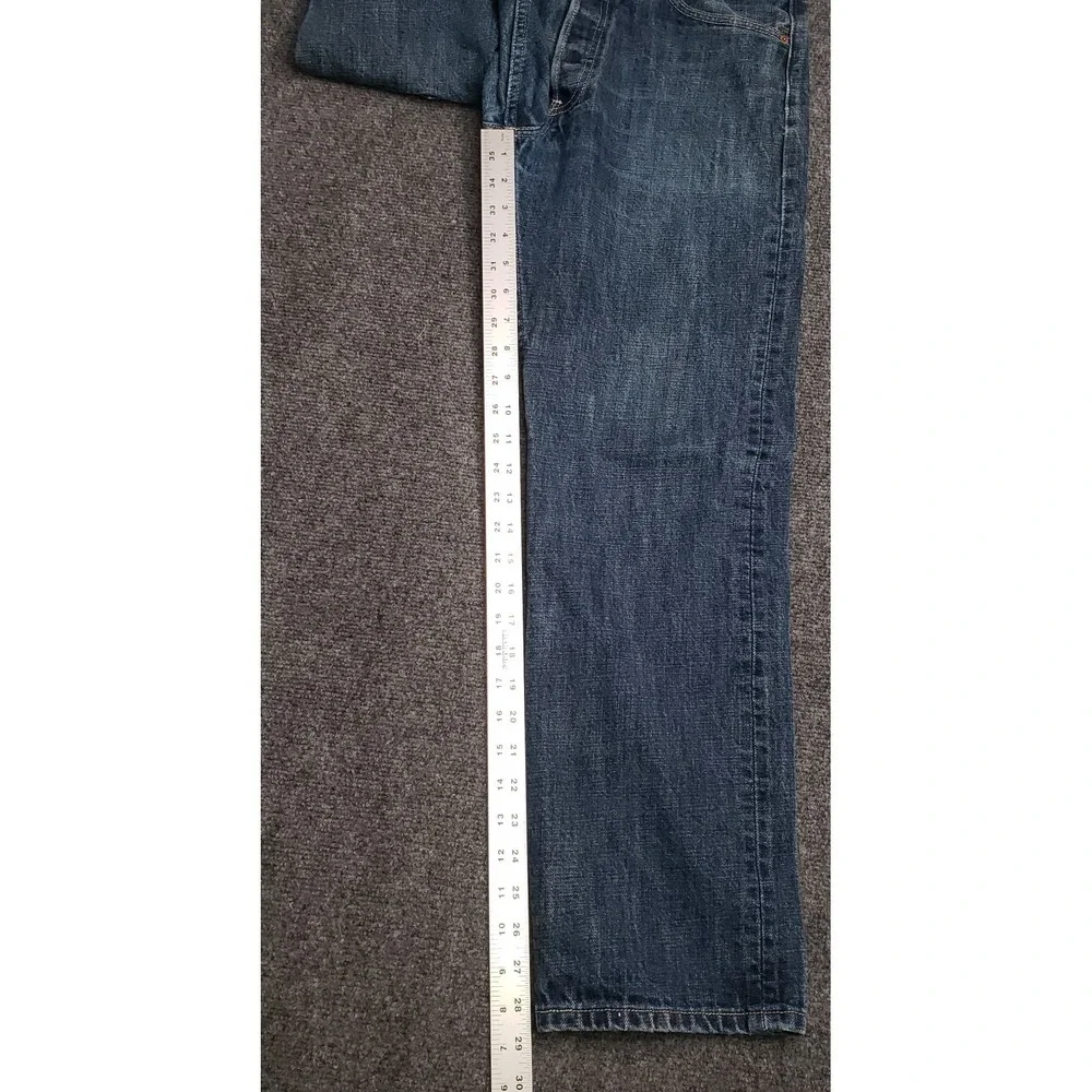 Levis 501 Denim Jeans Straight Fit Mens Size 32x29 (32x32tag)
